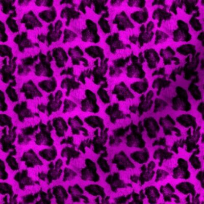 Luxe Leopard ~ Black and Coquette Pink