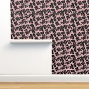 Luxe Leopard ~ Black and Dauphine Pink