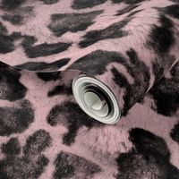 Luxe Leopard ~ Black and Dauphine Pink