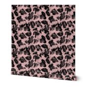 Luxe Leopard ~ Black and Dauphine Pink