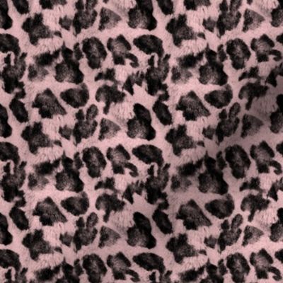Luxe Leopard ~ Black and Dauphine Pink