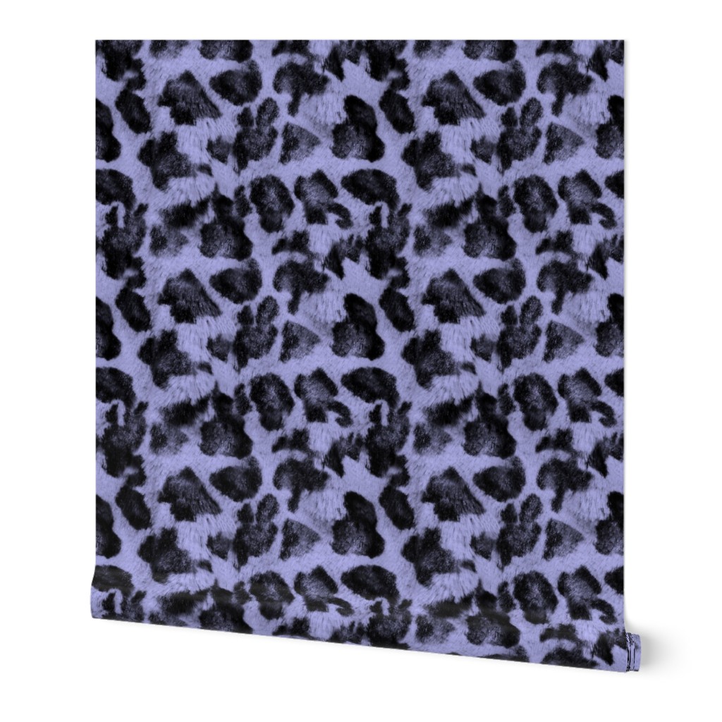 Luxe Leopard ~ Black and Regency Blue