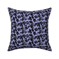 Luxe Leopard ~ Black and Regency Blue