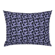 Luxe Leopard ~ Black and Regency Blue