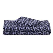 Luxe Leopard ~ Black and Regency Blue