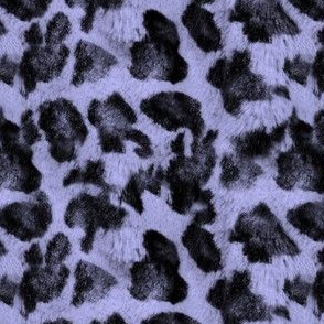 Luxe Leopard ~ Black and Regency Blue