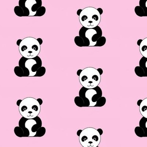 Pandas on Pink