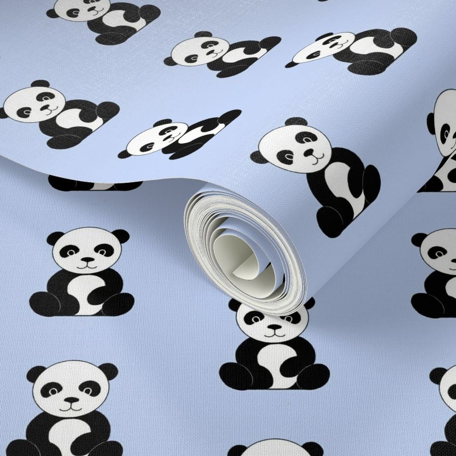 Pandas on Blue