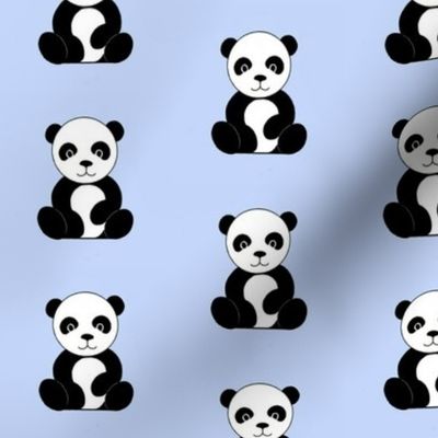 Pandas on Blue