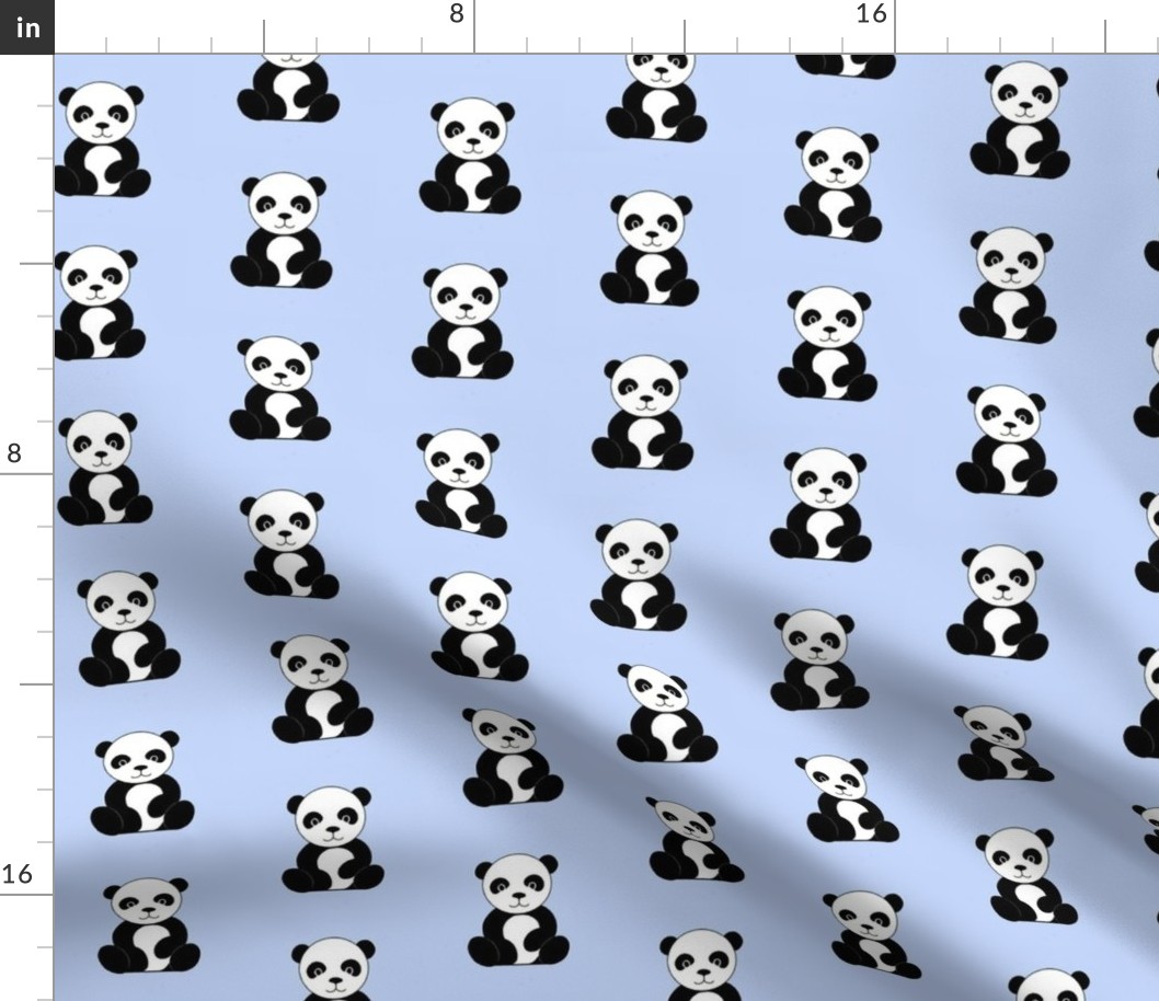 Pandas on Blue