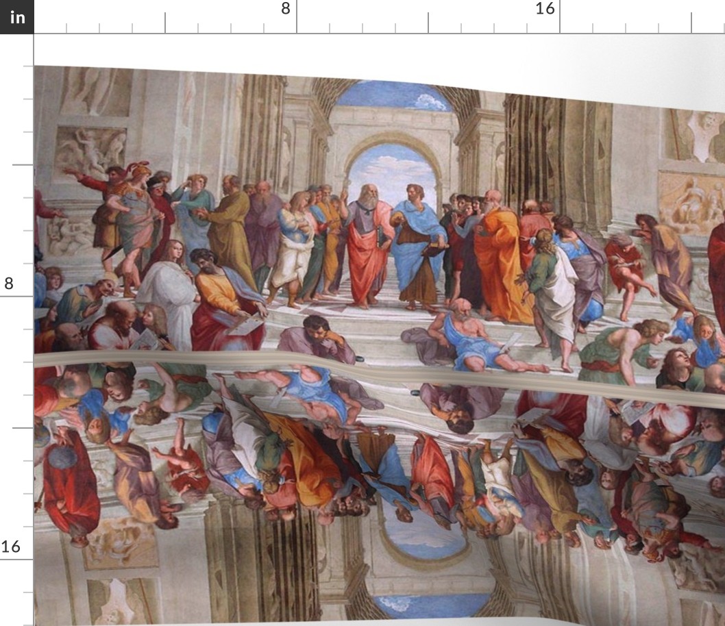 raphael school of athens vatican double lunette