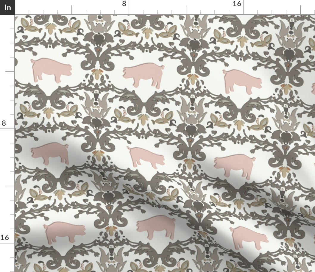 pig damask