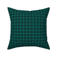 teal windowpane plaid