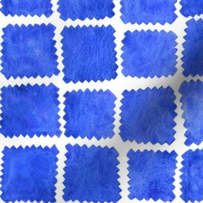 Patches in French Ultramarine