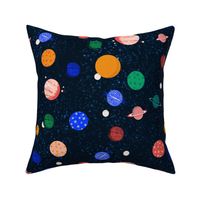 planets // solar system planets fabric 