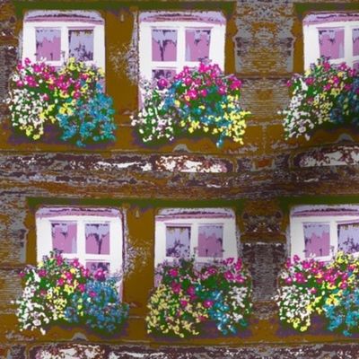 Impressionist  Window Flower Boxes