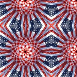 spiral stars and stripes