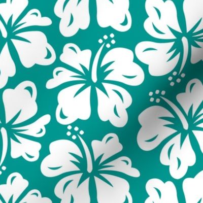 Hibiscus Surf - Teal