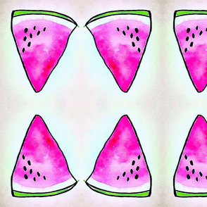 Dancing watermelon fabric 