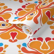 Hup Holland Dutch lion orange sports theme pattern