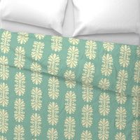 Summer Scroll on Caribbean Sea Green