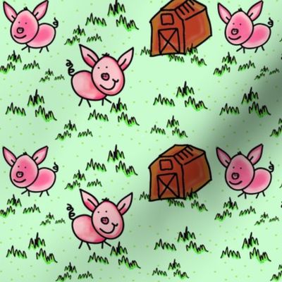 Happy Bacon, Little Pink Farm Pigs