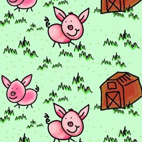 Happy Bacon, Little Pink Farm Pigs