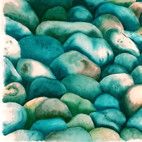 Rockbed in Seaglass