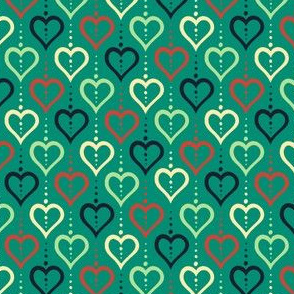 Heart Chain (Summer Farm Green)