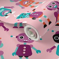 Cool colorful robots for girls