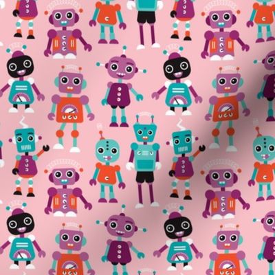 Cool colorful robots for girls