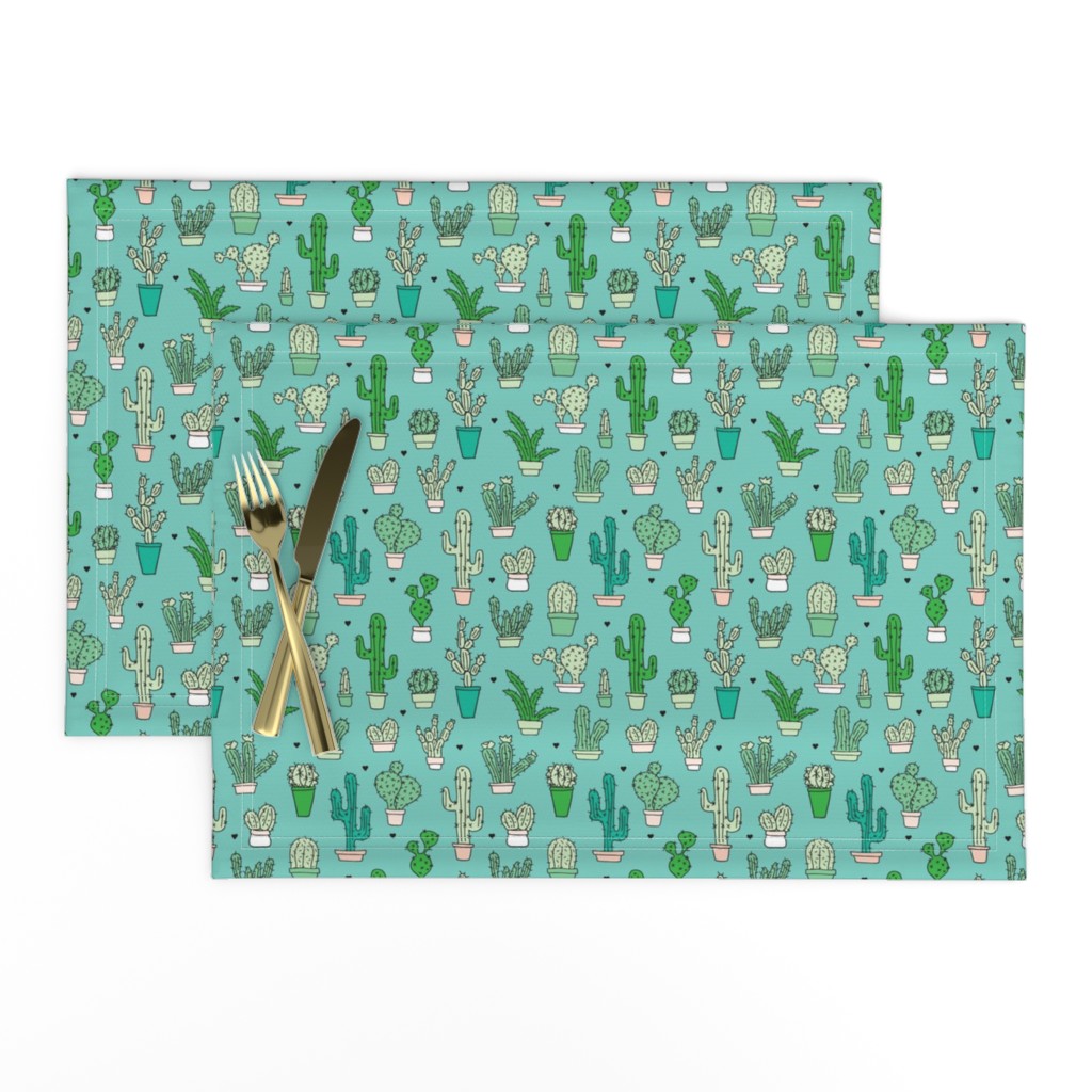 Cactus cacti garden botanical green pattern 