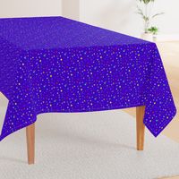 Colorful Rainbow Stars on Royal Blue/ Purple