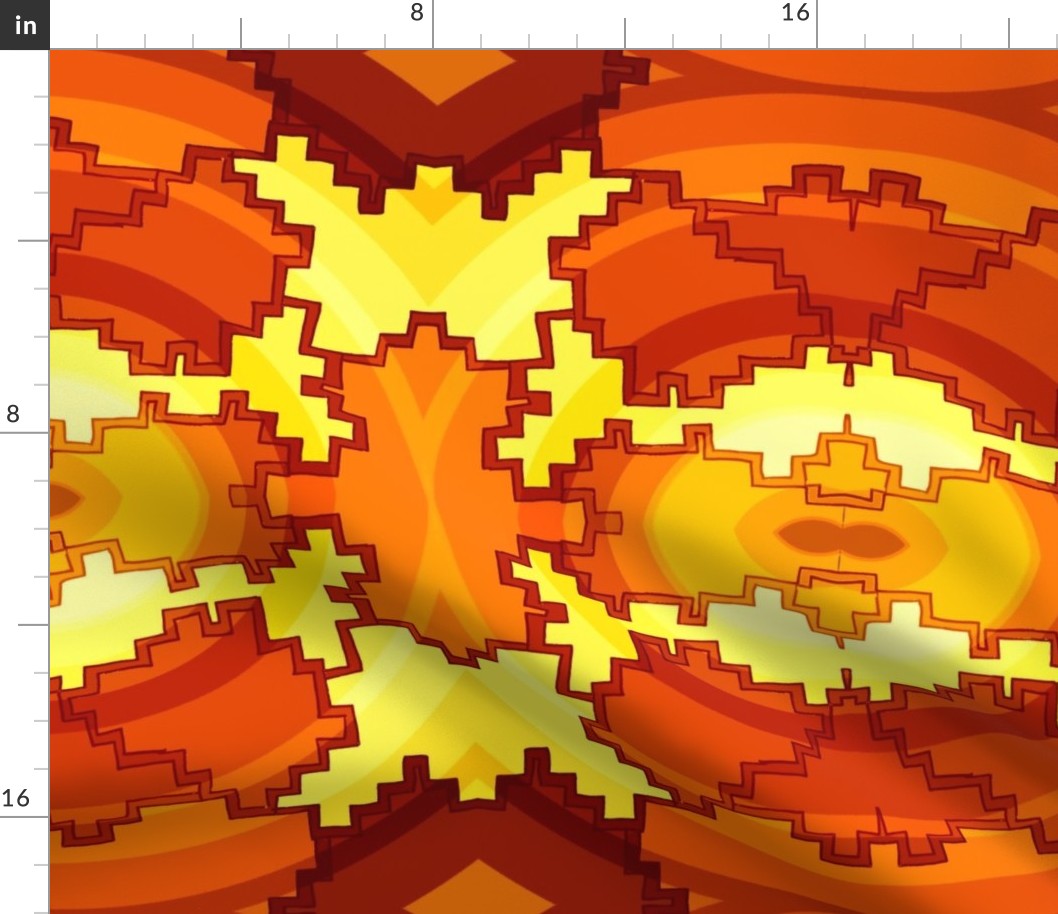 Geometric Sun Swirls