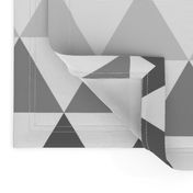 Ombre Triangles Large Gray