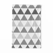 Ombre Triangles Large Gray