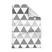 Ombre Triangles Large Gray