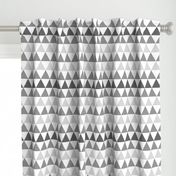 Ombre Triangle Gray