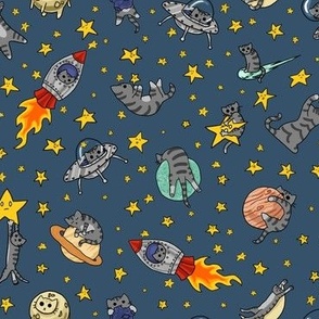 Space Cats Small Repeat
