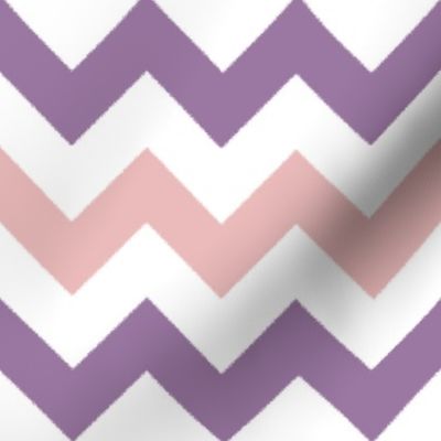 Pink and Purple Chevron Stripes