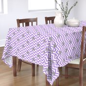 Baby Elephants on Purple Chevron