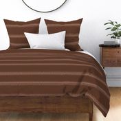 Brown Horizontal Textured Stripe