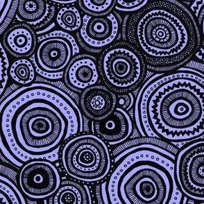 Tribal Circles (Purple)