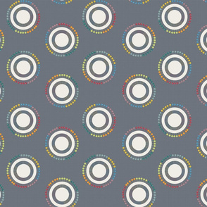 pin circles on gray