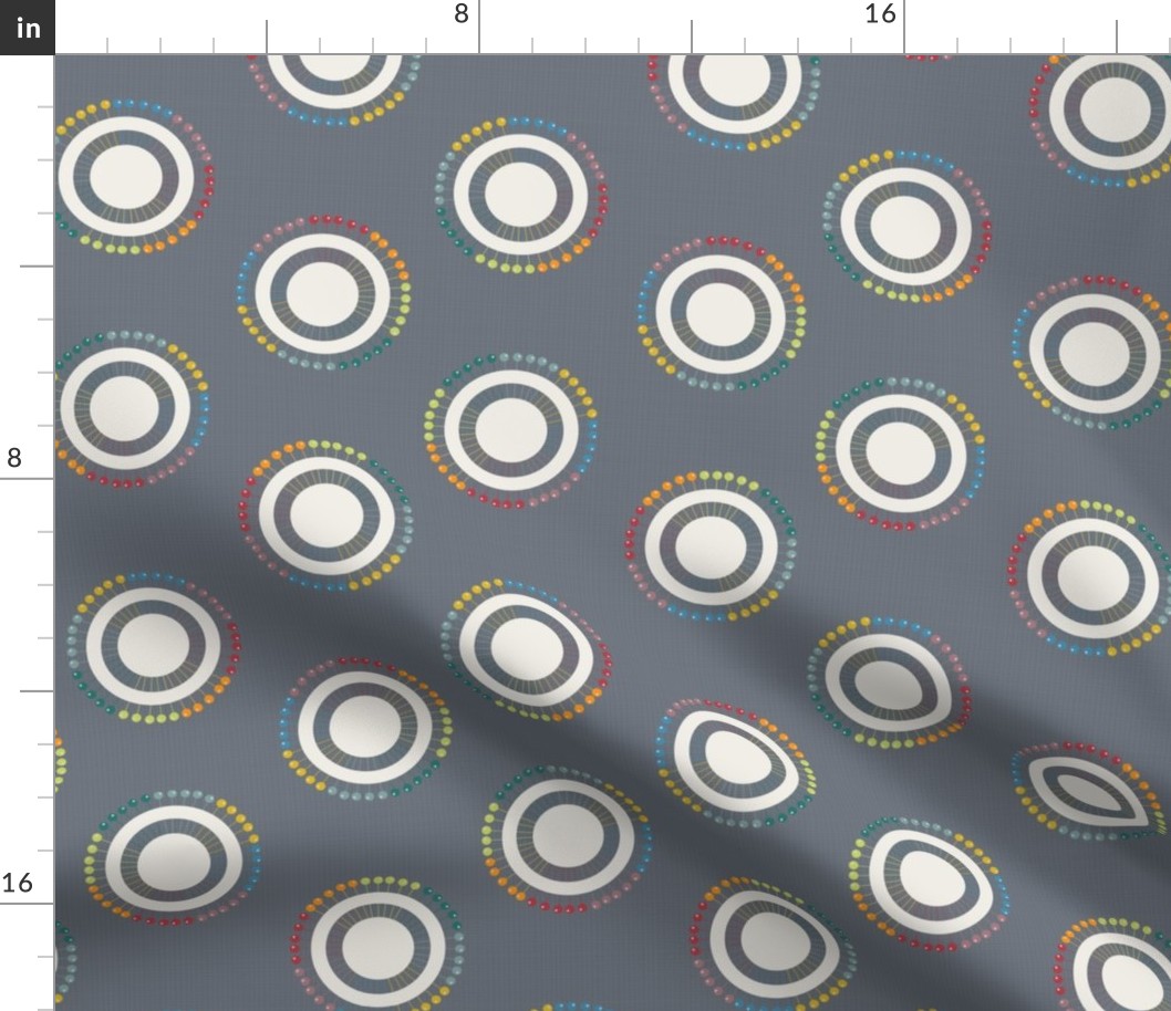 pin circles on gray