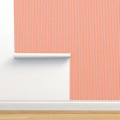 Orange polka dots on white by Su_G_©SuSchaefer