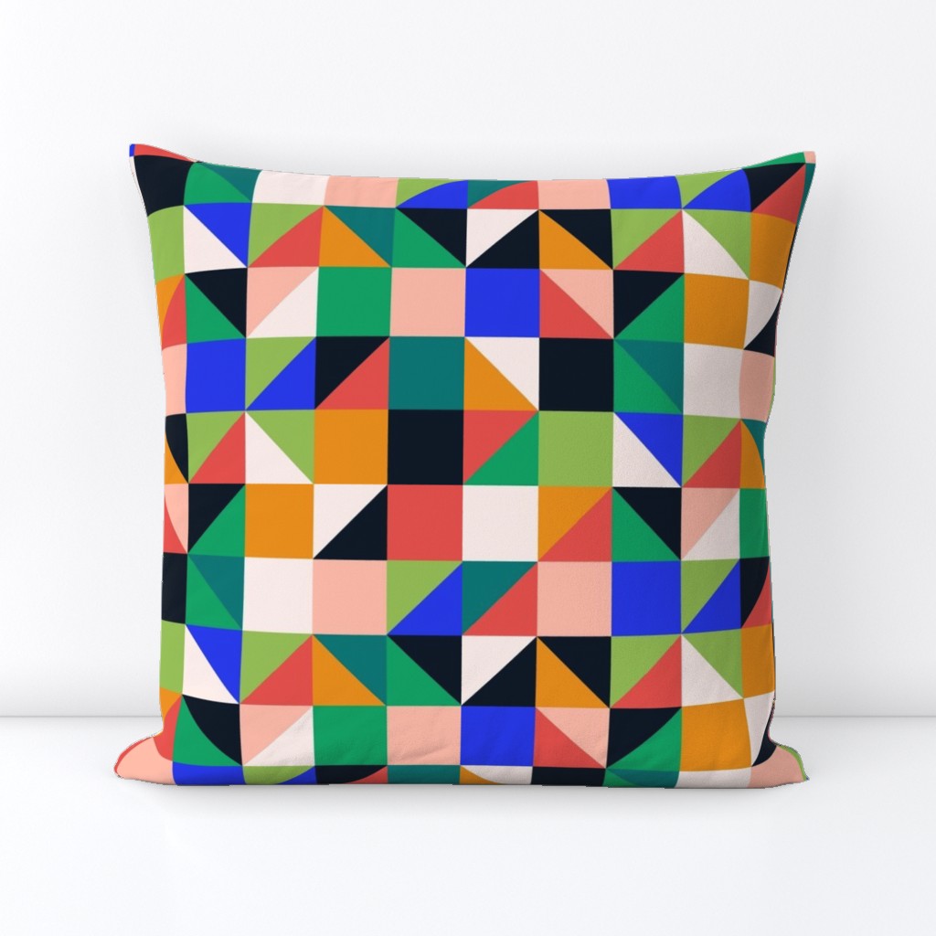 grid // abstract geo geometric fabric