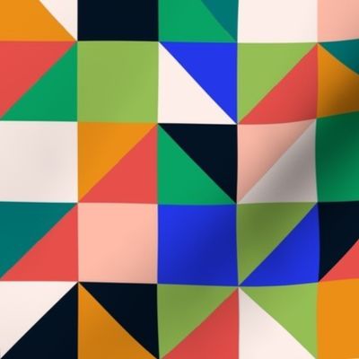 grid // abstract geo geometric fabric
