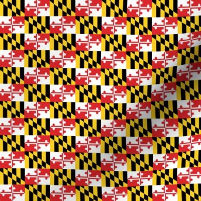 Tiny Maryland Flags