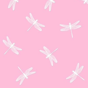 Dancing Dragonflies Blush Pink